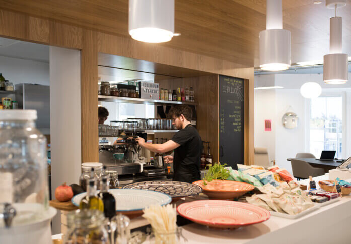 Café facility at Trafalgar Place, Regus (Brighton)