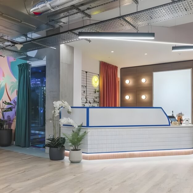 Reception area at New England Street, Runway East in Brighton