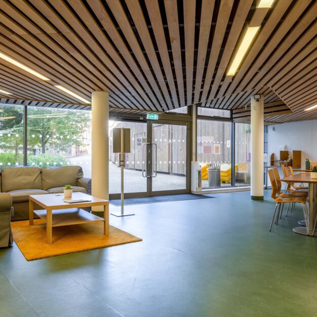 The foyer at New England Street, The Ethical Property Company Plc (Brighton)