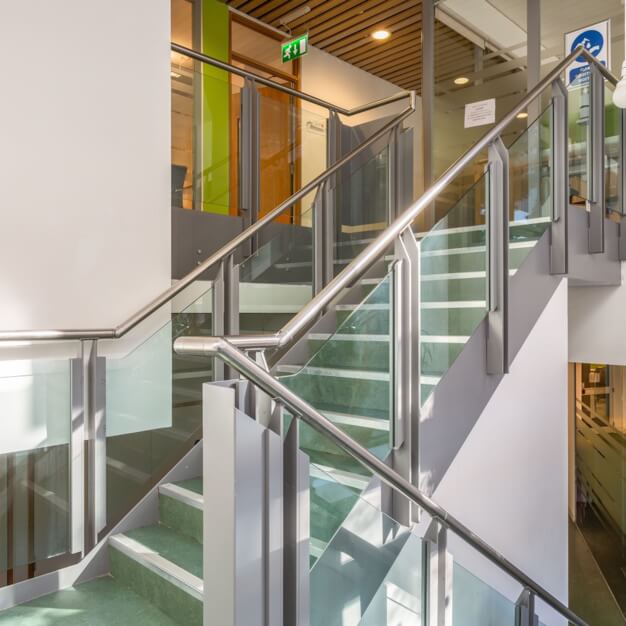 The hallway at New England Street, The Ethical Property Company Plc in Brighton
