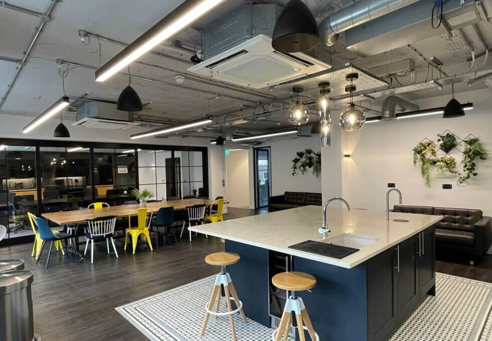 Client Breakout space - Regent Street, Mantle Space Ltd in Cambridge