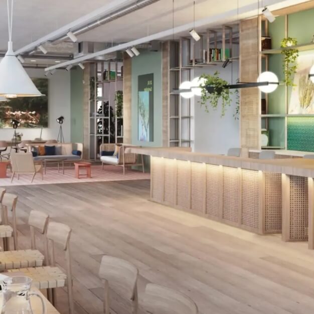 The breakout area - Station Road, FORA (Cambridge)