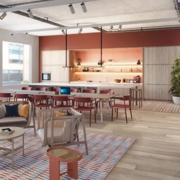 The breakout area - Station Road in Cambridge, FORA