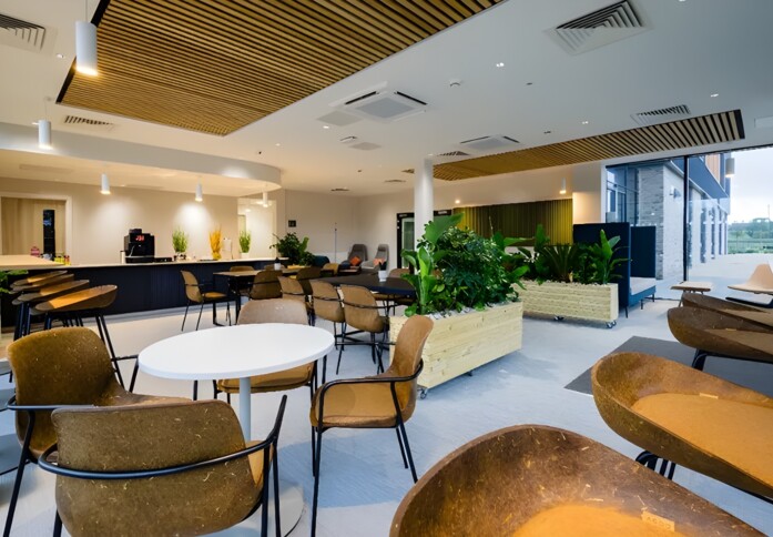 A breakout area in Platinum Way, Oxford Innovation Ltd, Cheshunt