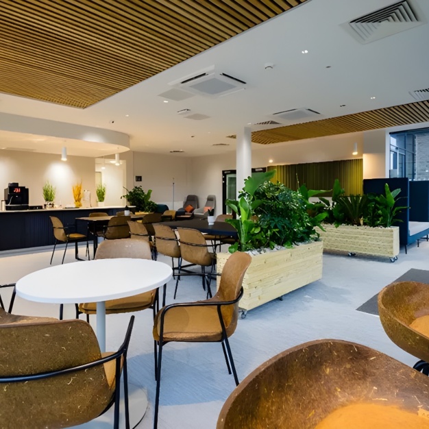 A breakout area in Platinum Way, Oxford Innovation Ltd, Cheshunt