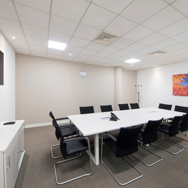 The meeting room at Titan Court, Regus in Hatfield