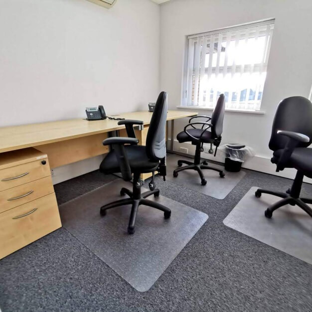 Dedicated workspace, Paynes Park, Eastway Enterprise Centre in Hitchin