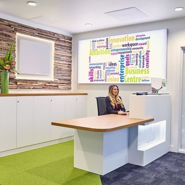 Reception at Pindar Road, Oxford Innovation Ltd in Hoddesdon