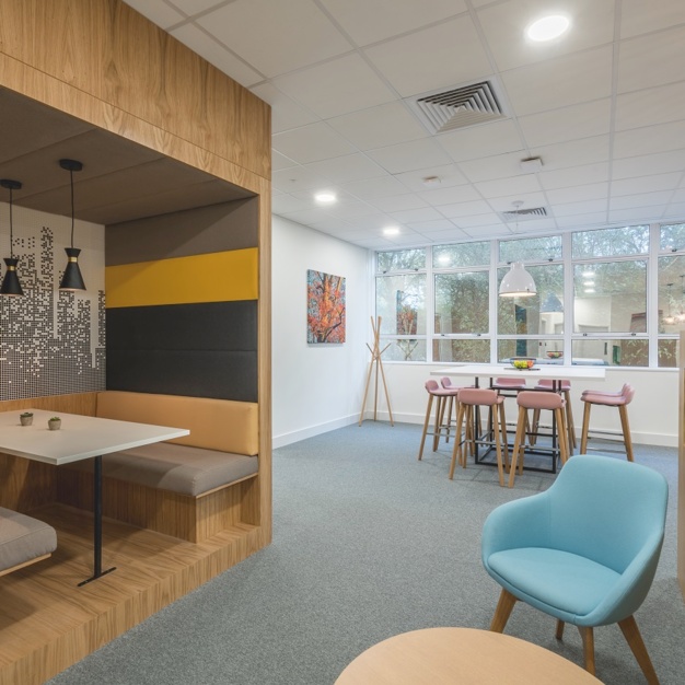 Breakout area at Ermine Business Park, Regus in Huntingdon