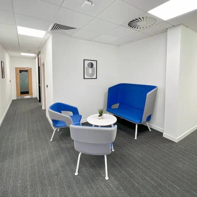 Breakout area at Kingfisher Way, Regus in Huntingdon
