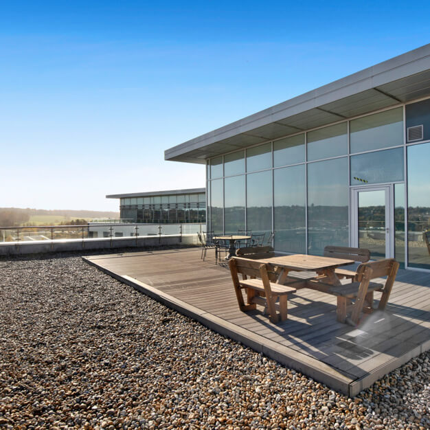 Roof terrace in Kimpton Road, Cubix Ltd, Luton