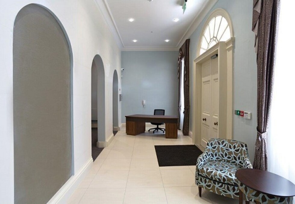 Reception area at Ely Road, Milton Hall Cambridge Limited in Milton