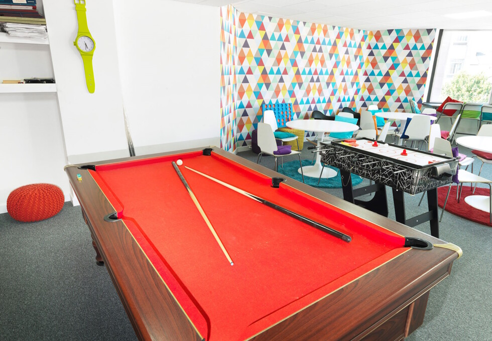 A breakout area in Rose Lane, JRR Management Ltd, Norwich