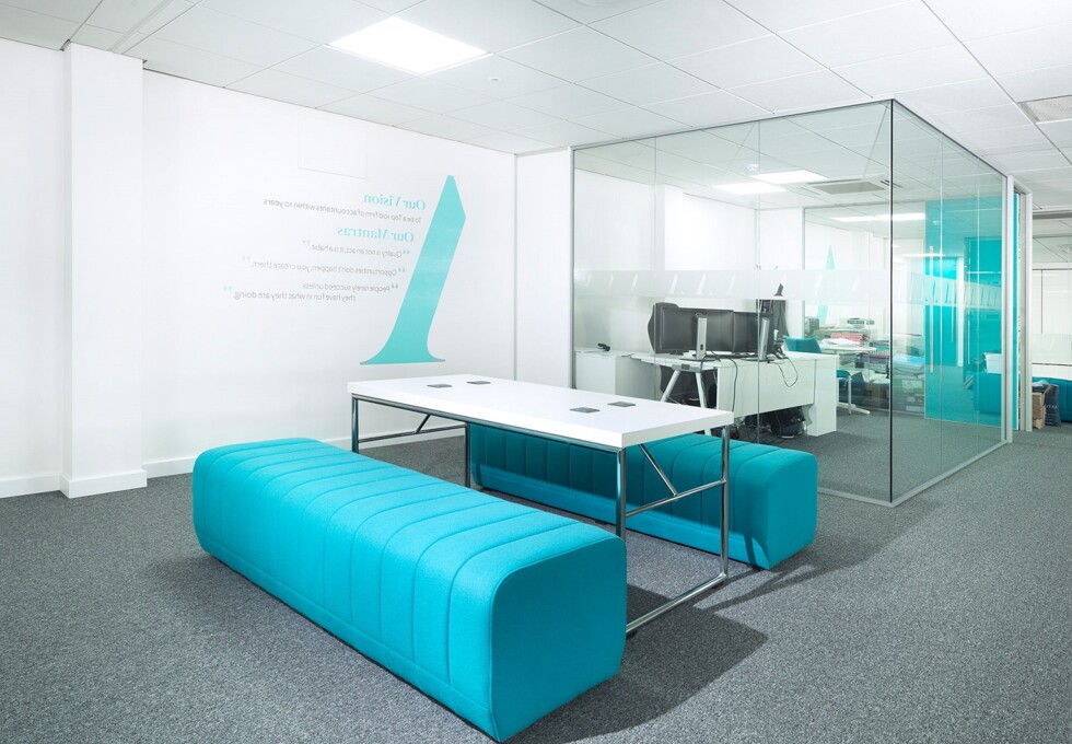 The client breakout space - Rose Lane, JRR Management Ltd in Norwich