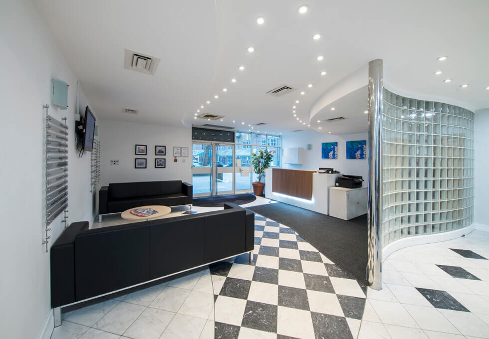 Reception at Victoria Square, Regus in St Albans
