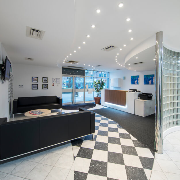 Reception at Victoria Square, Regus in St Albans