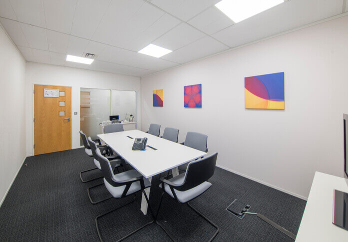 The meeting room at Victoria Square, Regus in St Albans