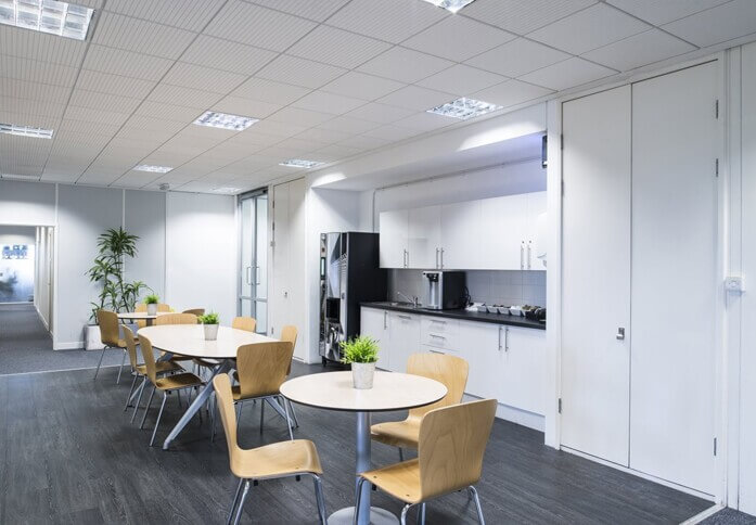 Kitchen at Coopers End Road, Regus in Stansted