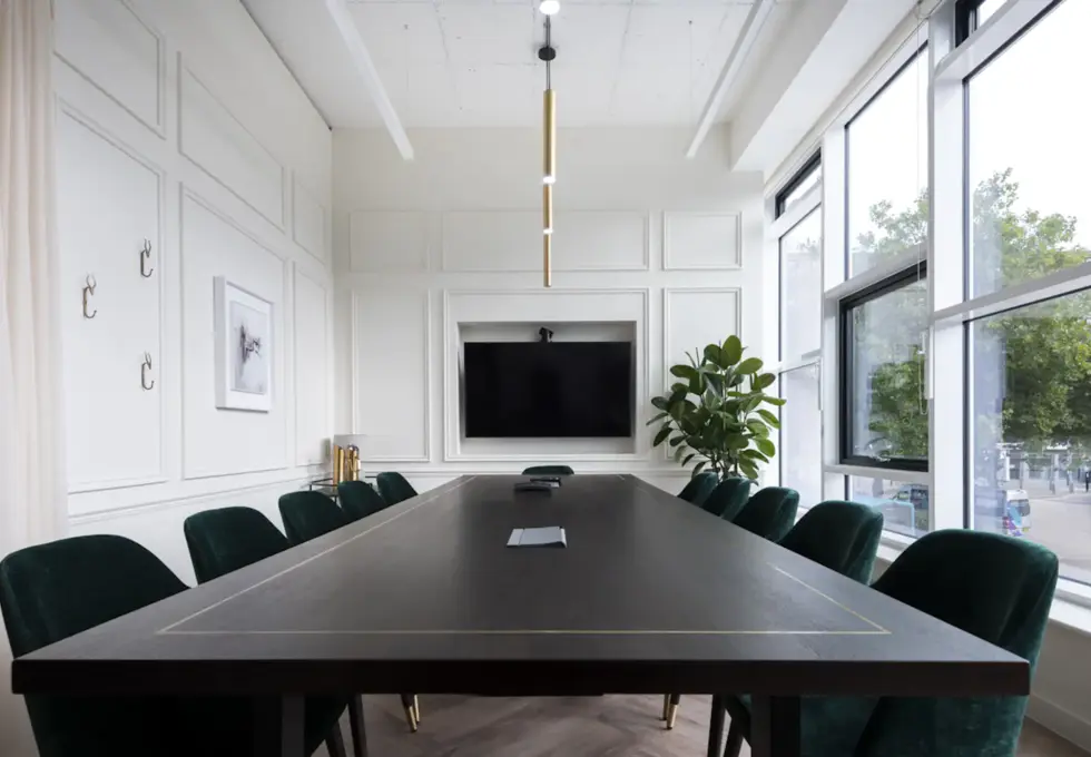 The meeting room at Town Square, Cospace Group Limited in Stevenage
