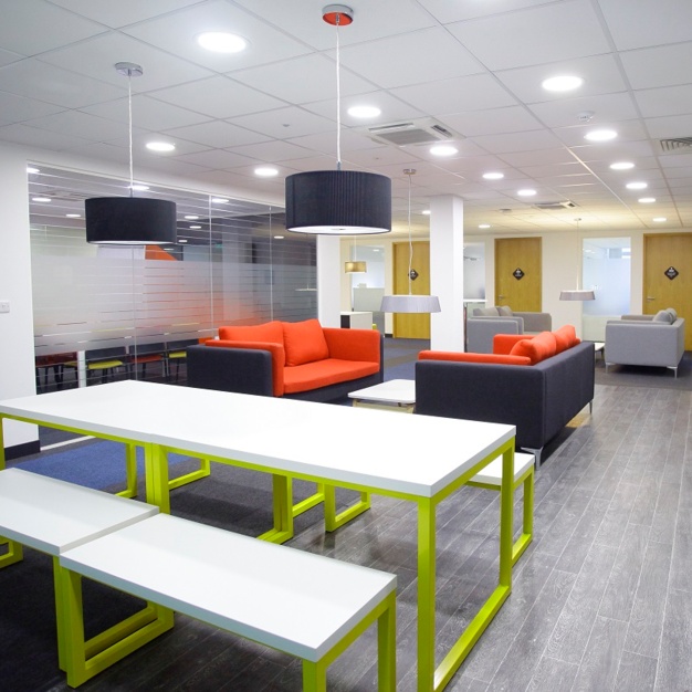 A breakout area in Brooker Road, Biz-Space, Waltham Abbey