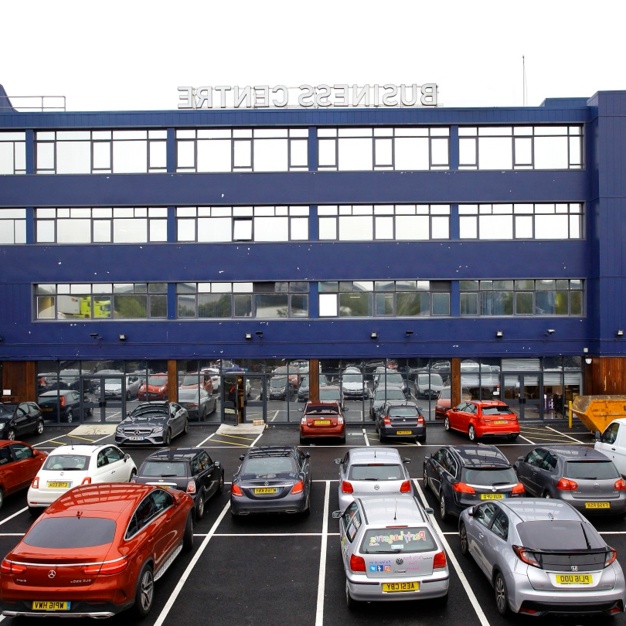 The parking at Brooker Road, Biz-Space in Waltham Abbey