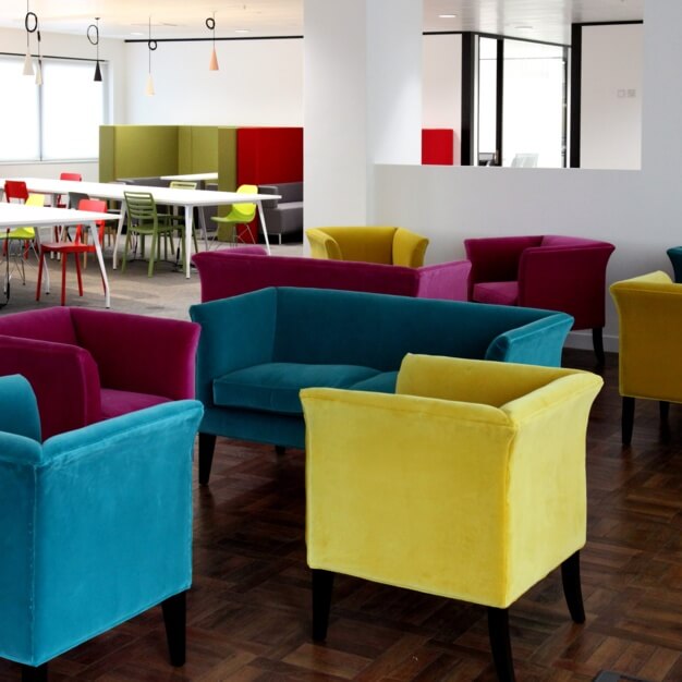 A breakout area in Station Road, Halkin Management, Watford