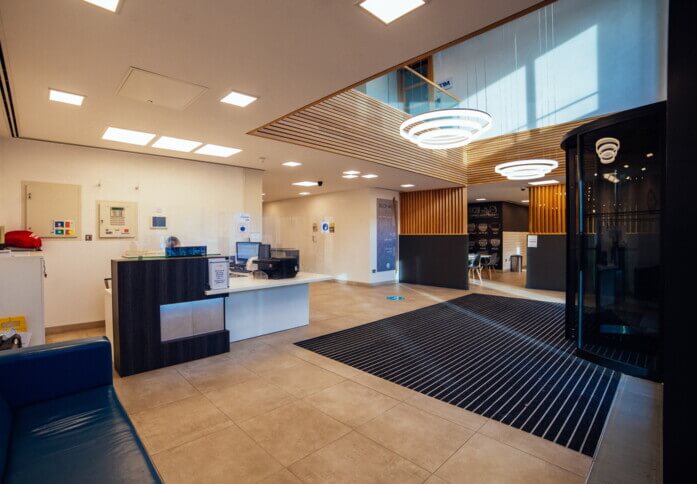 Reception in Reeds Crescent, FigFlex Offices Ltd, Watford