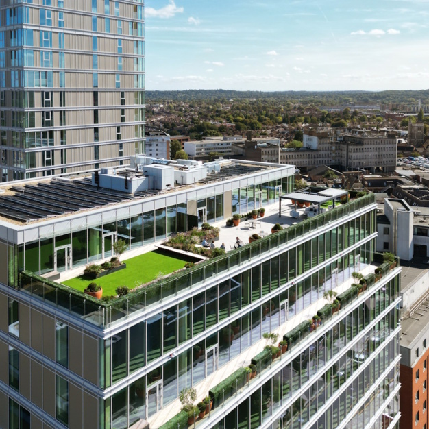 Roof terrace in Clarendon Road, Hike Investments Capital Ltd, Watford