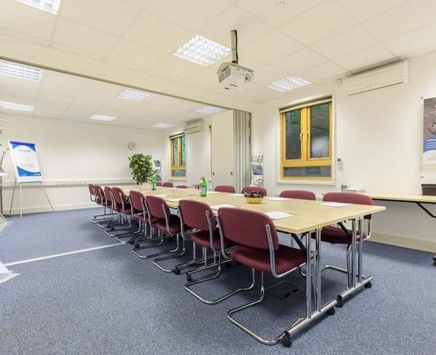 The boardroom at Colne Way, Wenta in Watford