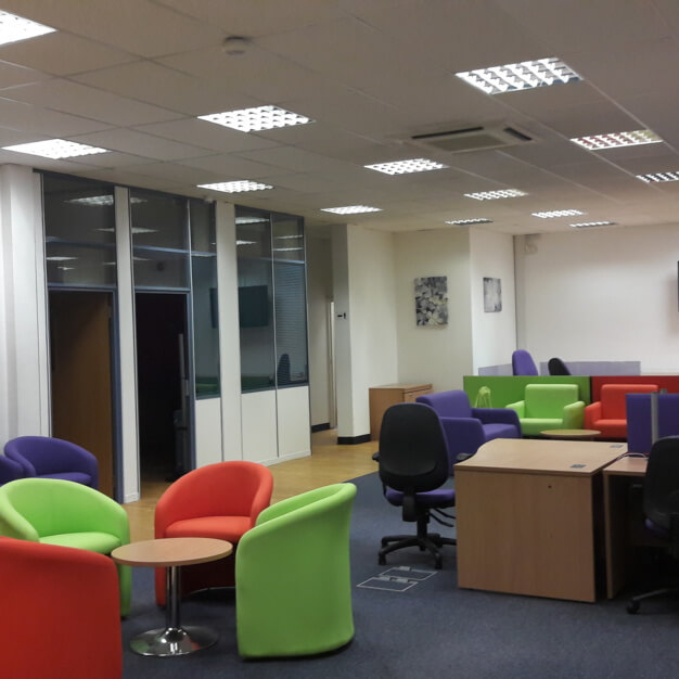 The communal space at Otterspool Way, Lenta in Watford