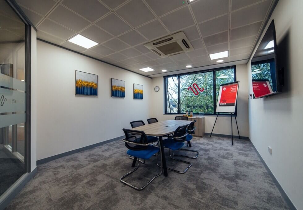 The meeting room at Reeds Crescent, FigFlex Offices Ltd in Watford