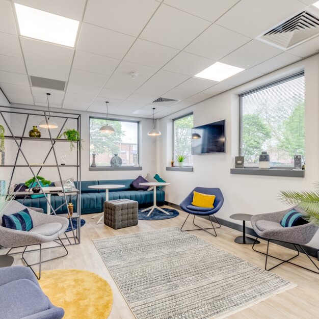 Breakout space for clients - Bridge Road East, Pure Offices in Welwyn Garden City