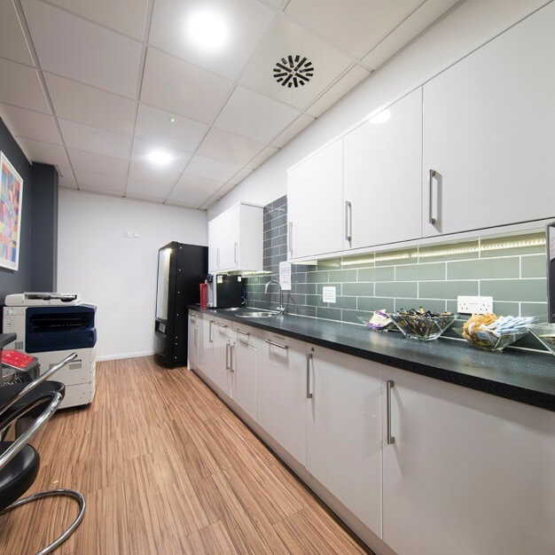 Kitchenette at Herald Way, Regus in Castle Donington