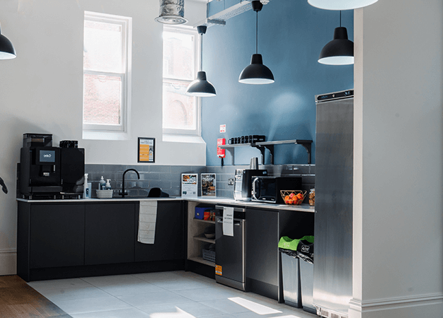 Kitchenette at Victoria Street, Cubo Holdings Limited in Derby