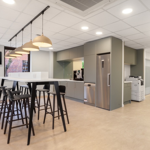 A breakout area in Meridian South, Regus, Leicester