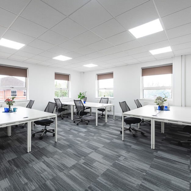 Dedicated workspace, Merus Court, Landmark Property Solutions in Leicester