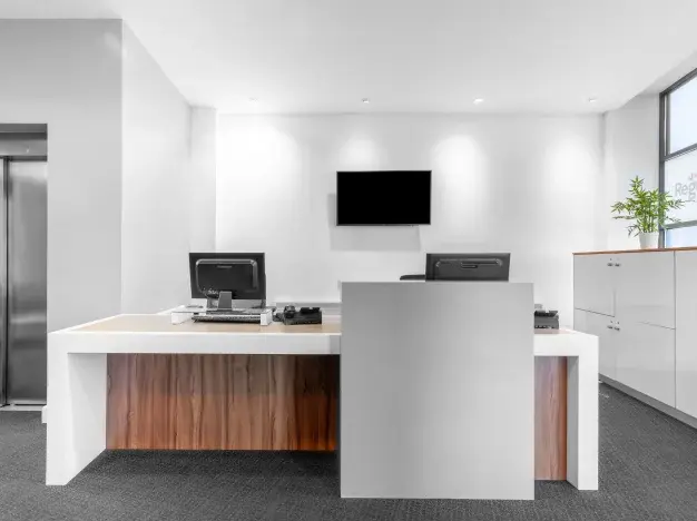 Reception at St George's Way, Regus in Leicester