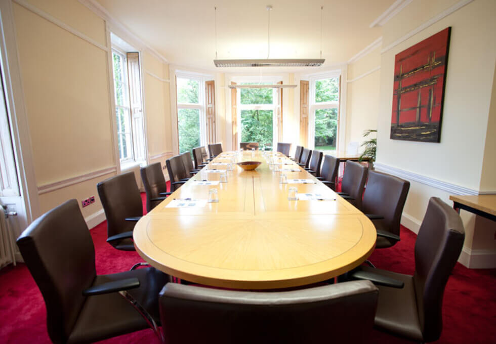 The meeting room at Main Street, DBS Centres in Leicester