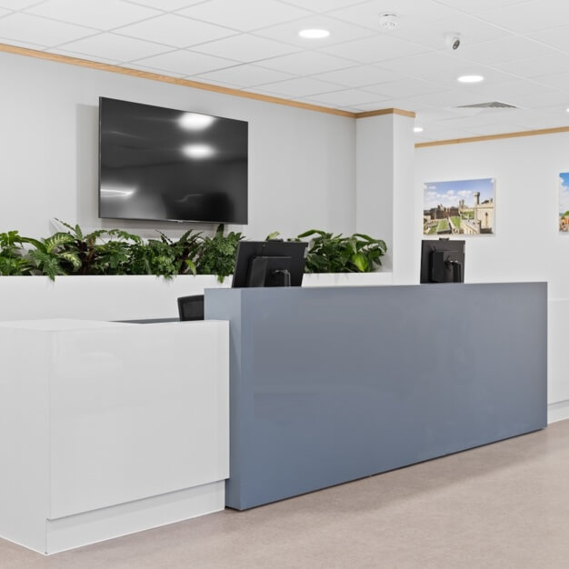 Reception area at Crusader Road, Regus in Lincoln