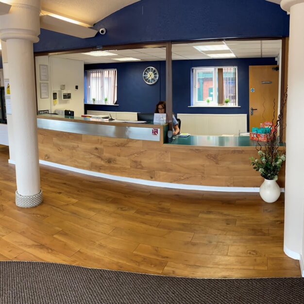 The reception at Weighbridge Road, Making It! Enterprises Ltd in Mansfield