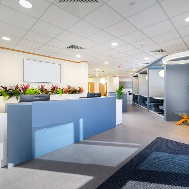 Reception area at Grafton Court, Regus in Northampton