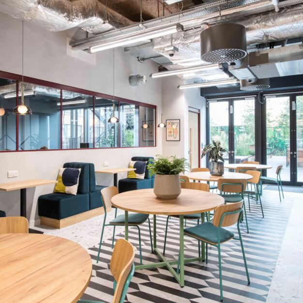 Breakout area at Whitechapel Road, Runway East in Aldgate East