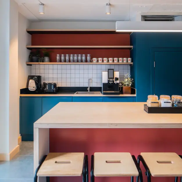 Kitchen at Whitechapel Road, X and Why Ltd in Aldgate East