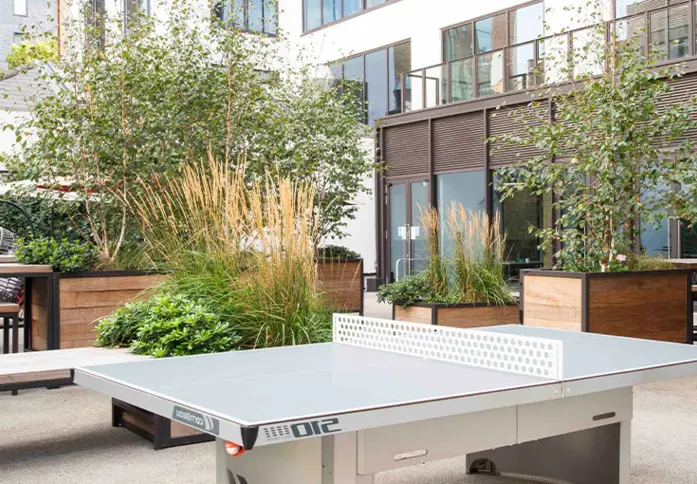 Outdoor area at Whitechapel Road, Runway East in Aldgate East