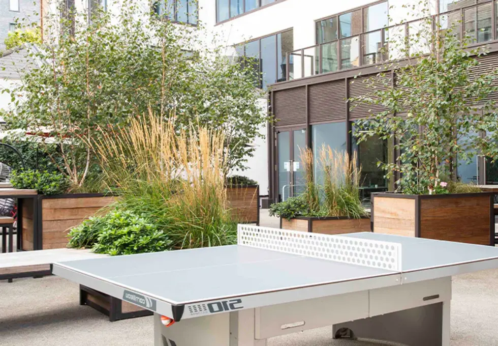 Outdoor area at Whitechapel Road, Runway East in Aldgate East