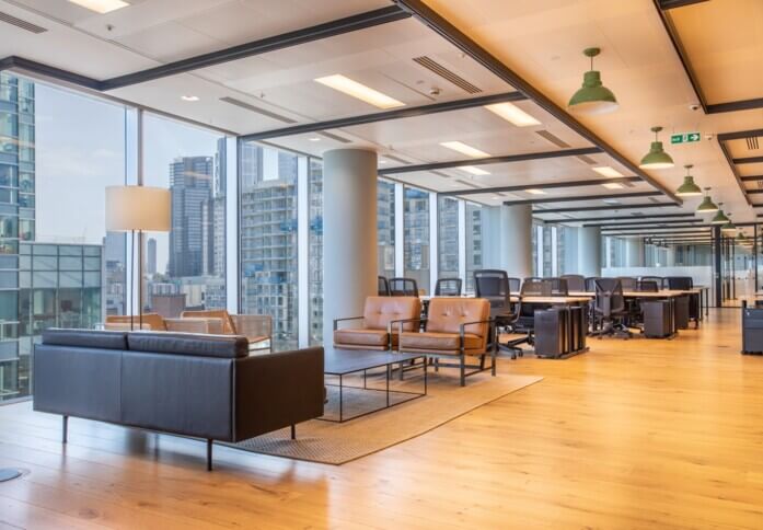 A breakout space in Leman Street, InfinitSpace, Aldgate