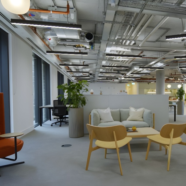 A dedicated breakout area in New Drum Street, The British Land Company PLC, Aldgate