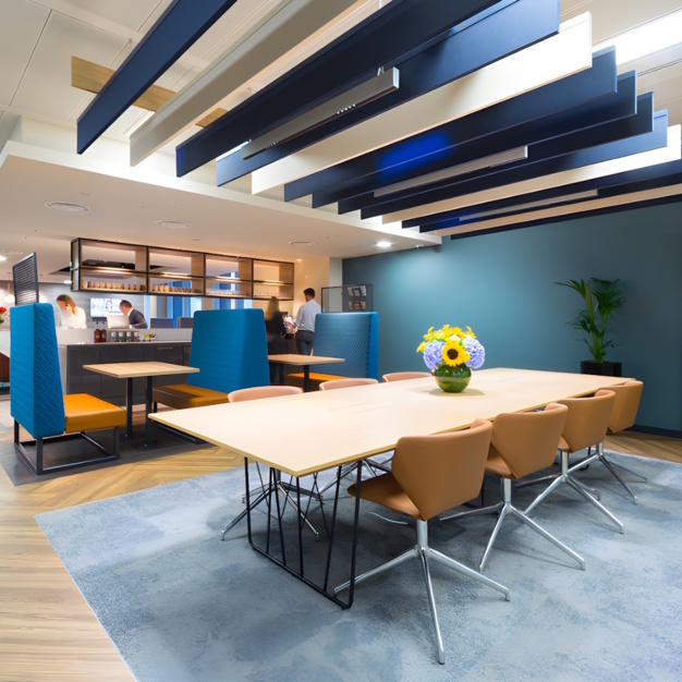 Breakout area at Bevis Marks, Landmark Space in Aldgate