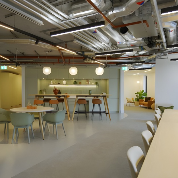 Dedicated breakout area at New Drum Street, The British Land Company PLC in Aldgate
