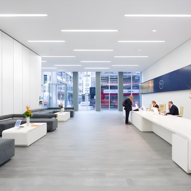 Foyer area in Bevis Marks, Landmark Space, Aldgate